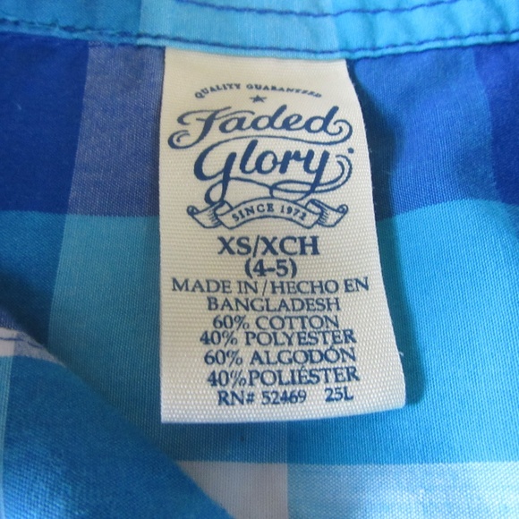 3/$10 Plaid Boy's shirt - Picture 3 of 3